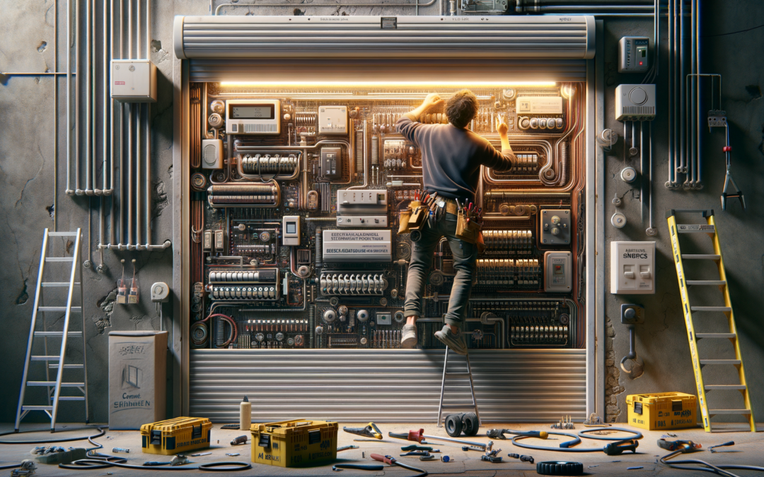 Pose d'un volet roulant électrique en installation DIY étape par étape