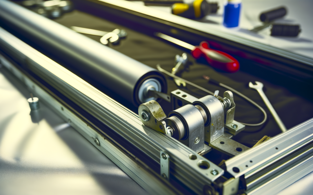 Volet roulant électrique en panne à Charancieu avec tableau de bord et moteur défaillant
